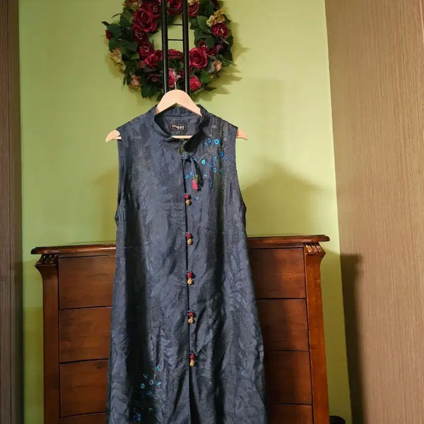 [BUNJANG] Kim Insou Natural Dyed Indocken Traditional Vest / 김인수 자연염색 인견우리옷
