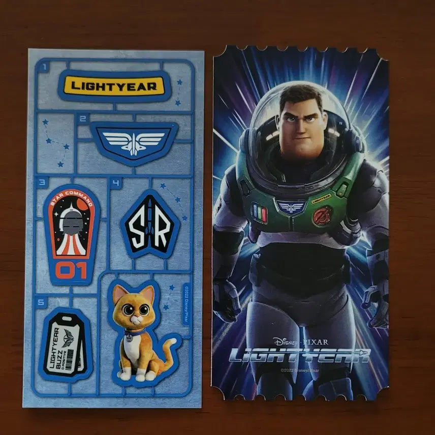 [BUNJANG] Buzz Lightyear Original Ticket with Stickers / 버즈 라이트이어 오리지널 티켓 (스티커 포함)