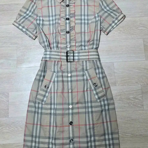 [BUNJANG] Burberry Check Shirt Dress / 버버리 체크 셔츠 원피스 55 정품