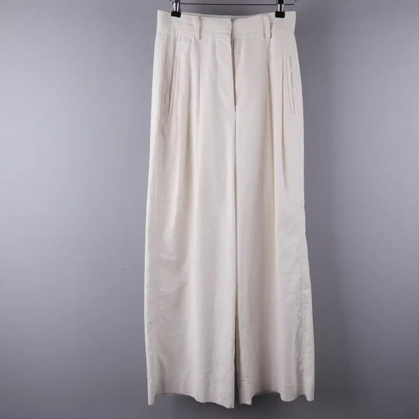 [BUNJANG] Tom Greyhound Women's Wide Linen Pants (S) / (여성) 톰그레이하운드 와이드 린넨 팬츠 바지 (S)