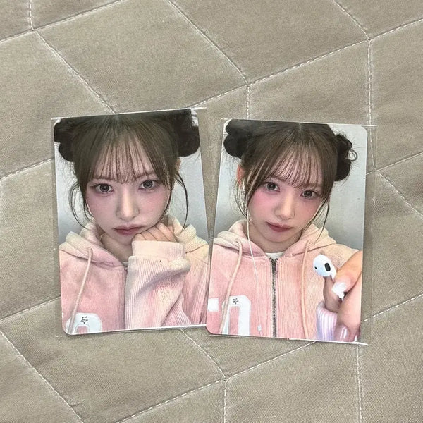 [BUNJANG] Lesene Liv Plus Chat Lip Balm Photocard / Moesomae Juri Earpiece Signed Polaroids POB / 리센느 리브 플러스챗 립밤 포카 / 모에소매 줄이어폰 싸인 폴라 미공포