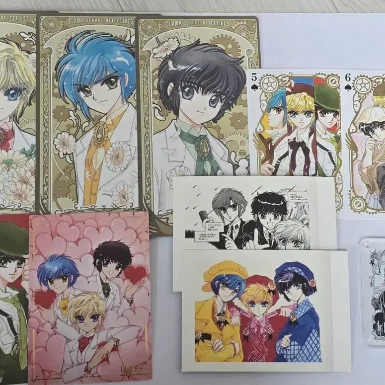 [BUNJANG] Clamp Gakuen Tanteidan Arcana Pass Card Keychain / 클램프전 clamp 학원탐정단 지류 아르카나 파샤 트럼프 카드 키링