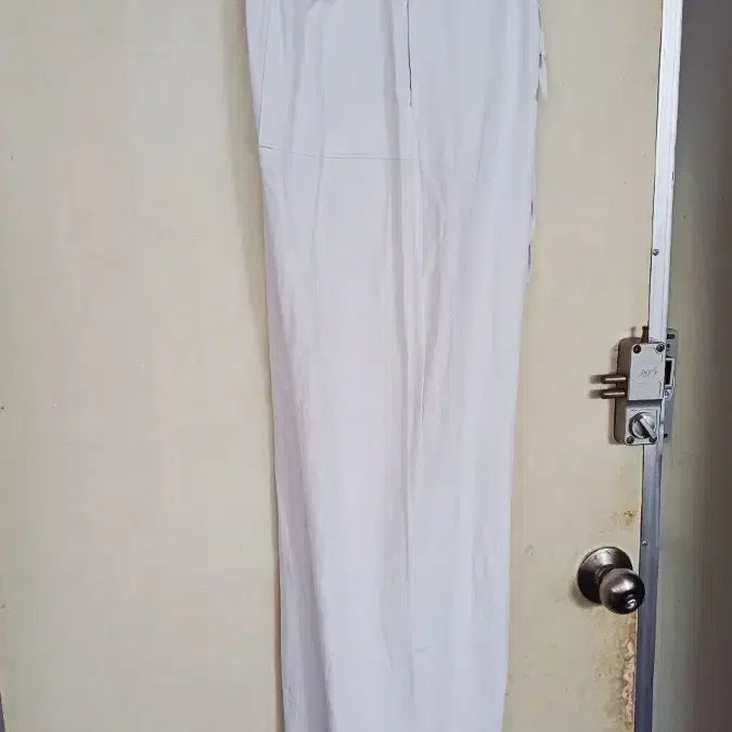 [BUNJANG] Men's Summer Wide Leg Banding Pants - Size 33 / 남성여름벤드통바지.새옷.33싸이즈기장108센치