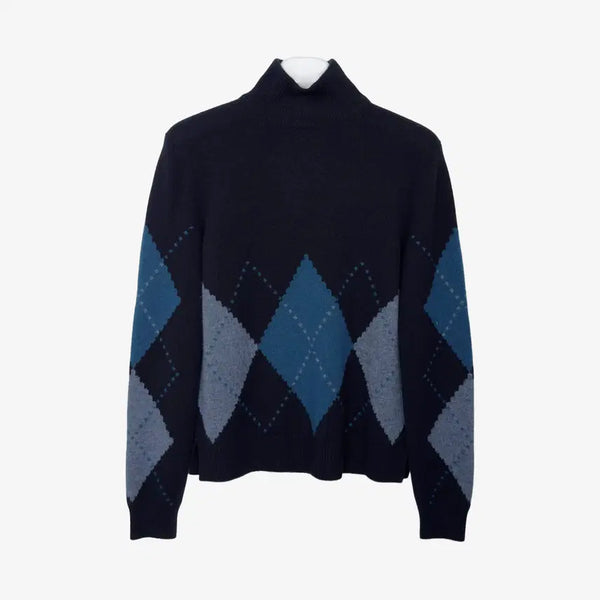[BUNJANG] Loro Piana Abigail Turtleneck Cashmere Knit Navy / [42] 로로피아나 아비가일 터들넥 캐시미어 니트 네이비 GBVYTP4L