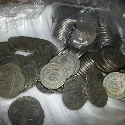 [BUNJANG] 1973 100 Won Coin Bundle (30 pcs) / 100원 동전 30개 1973년 중고