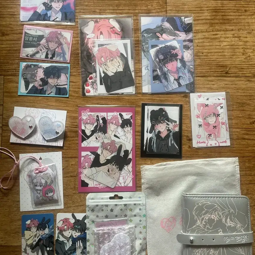 [BUNJANG] Roseheart Bundle Set Photocard, Sticker, Acrylic / 로즈하트 roseheart님 굿즈 일괄 양도