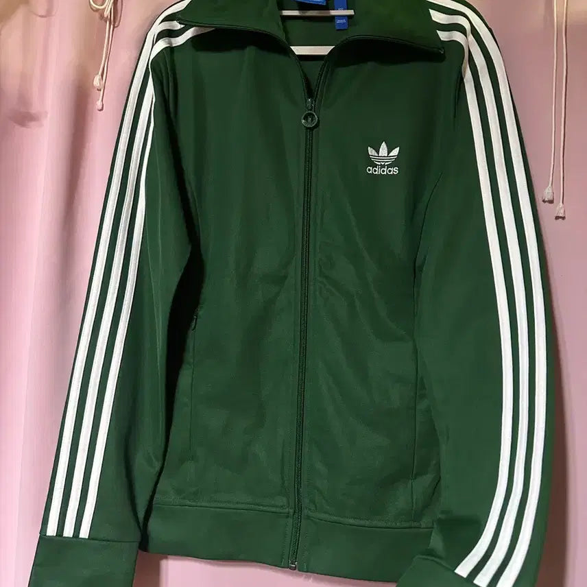 [BUNJANG] Adidas Europa Green Track Top / 아디다스져지 아디다스 유로파 그린 트랙탑 초록 집업 불꽃져지 파이어버드