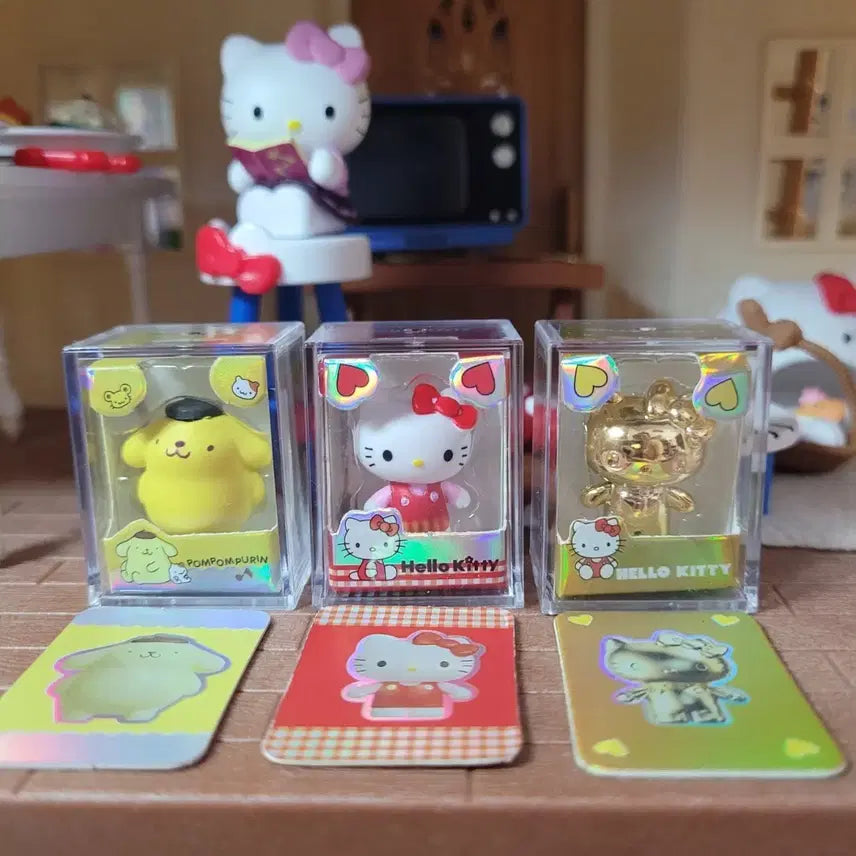 [BUNJANG] Hello Kitty Rice Grain Figures Bundle Set / 일괄) 헬로키티 쌀알 피규어