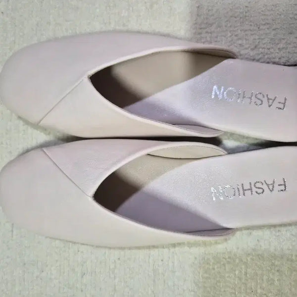 [BUNJANG] Women's Mules Slippers Light Beige 240 / 여성 뮬 슬리퍼 연베이지 240