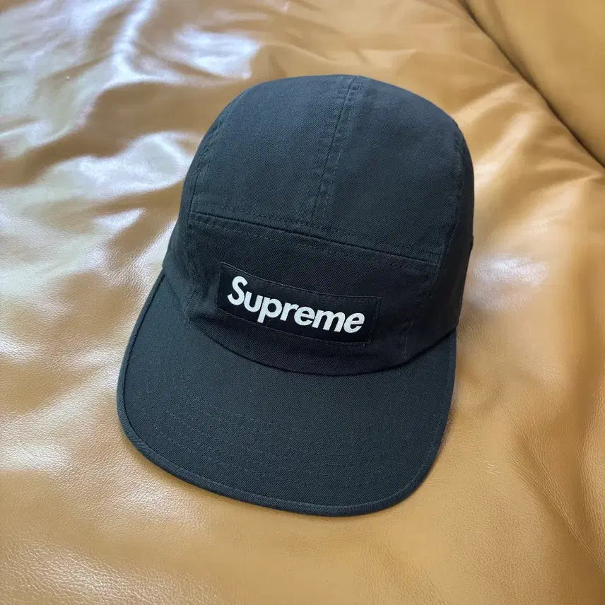 [BUNJANG] Supreme Box Logo Camp Cap Black / 슈프림 캠프캡 모자 박스로고 블랙