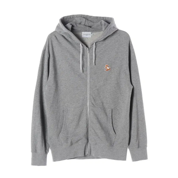 [BUNJANG] Maison Kitsuné 22FW Chillax Fox Patch Cotton Hoodie Zip-Up / 메종키츠네 22FW 칠랙스 폭스 패치 코튼 후드집업