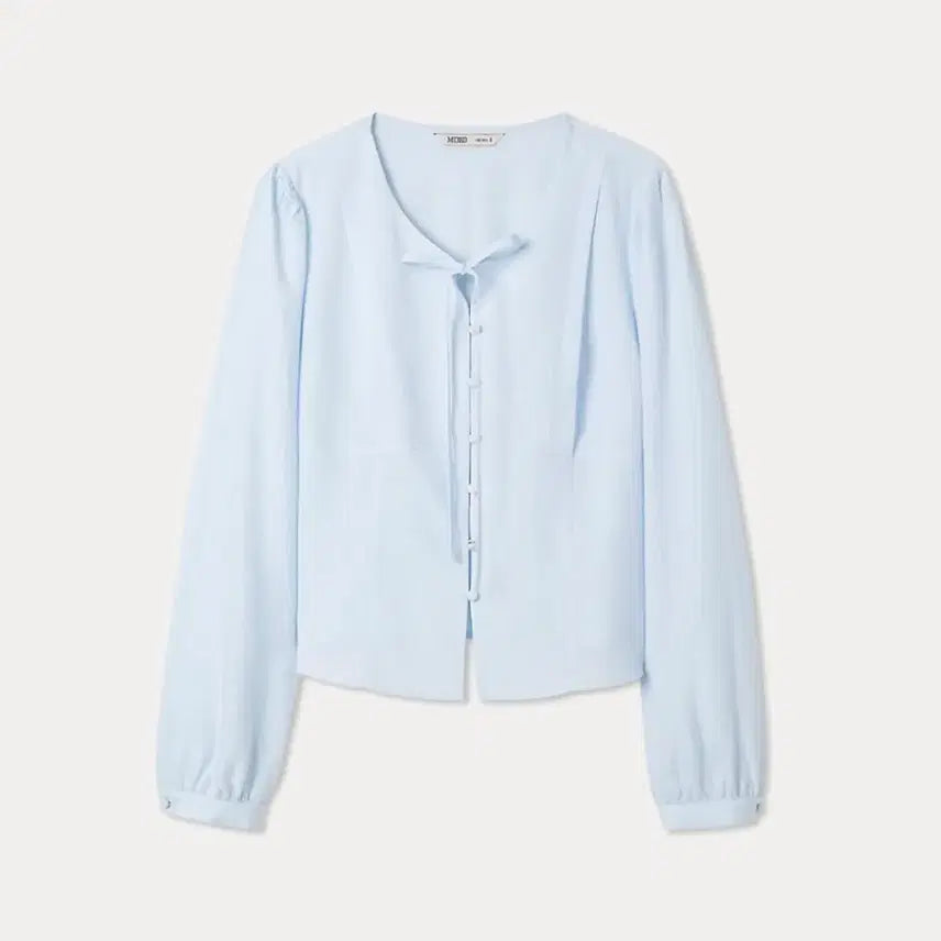 [BUNJANG] MIXXO Tie Pintuck Blouse / 미쏘 타이 핀턱 블라우스