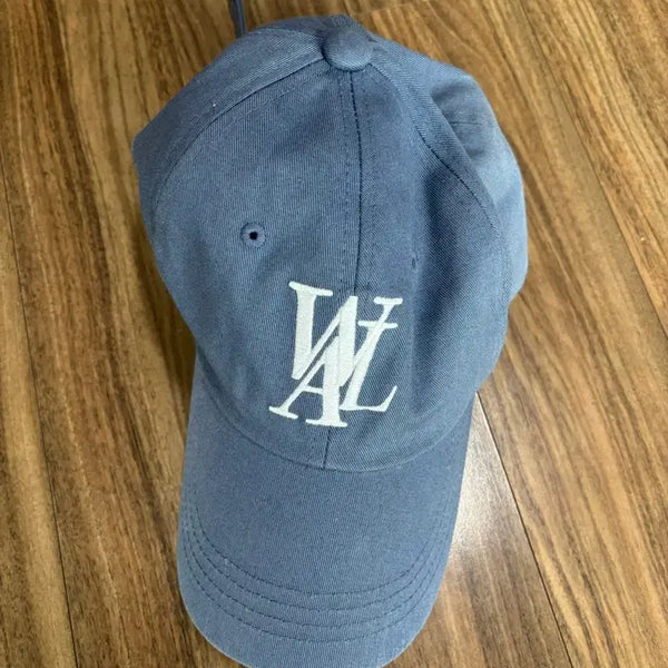 [BUNJANG] Wooalong Mid Blue Ball Cap / 우알롱 볼캡 미드블루