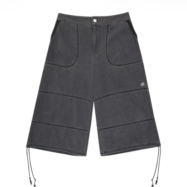 [BUNJANG] KOSEIO Oxford Zigzag Pants Charcoal / 코이세이오 옥스퍼드 지그재그 팬츠 차콜