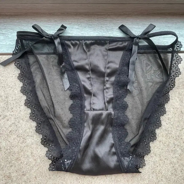 [BUNJANG] Simple Two-Ribbon Women's Panties (Used) / (중고) 여성팬티 심플 투리본