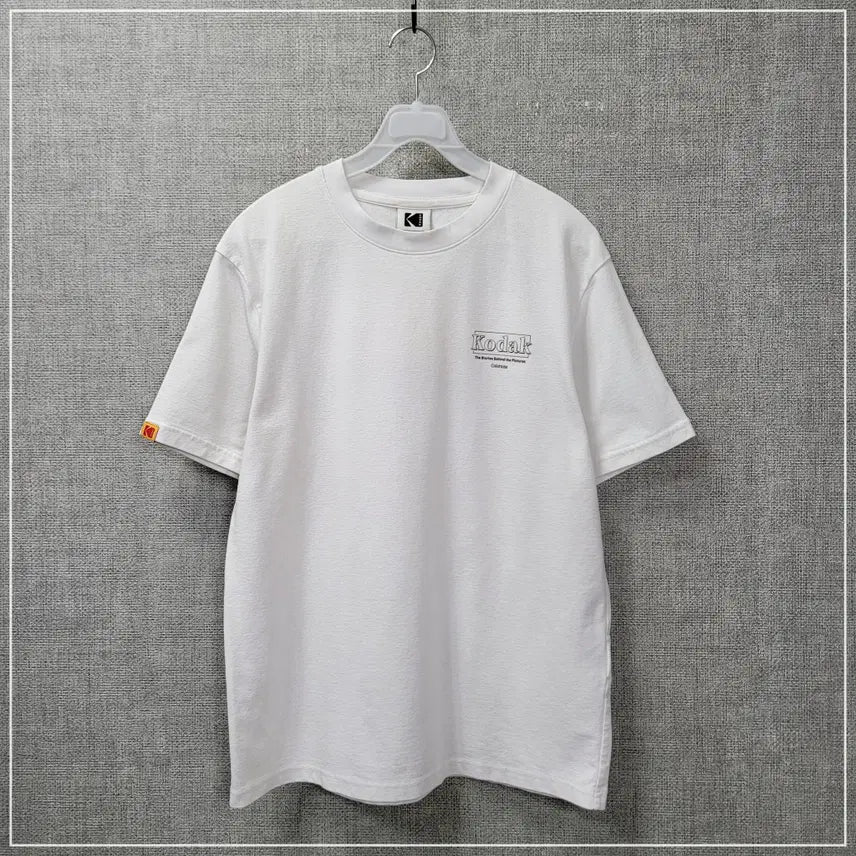 [BUNJANG] Kodak White T-Shirt Men's Size 90 / 2136. 코닥 화이트반팔 남성90S