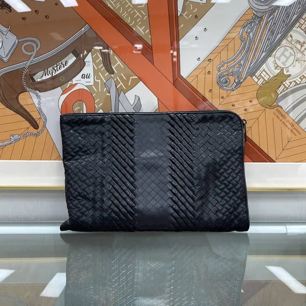 [BUNJANG] Bottega Veneta Intrecciato Weaving Clutch Black / 보테가베네타 인트레치아토 위빙 클러치 블랙