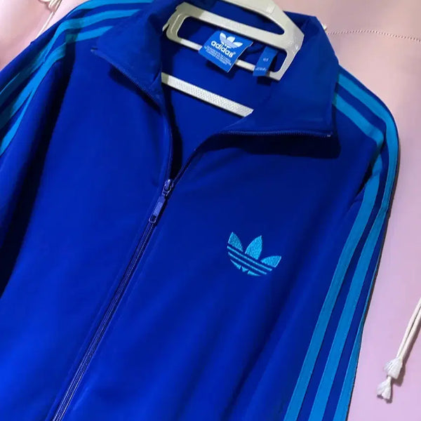 [BUNJANG] Adidas Firebird Track Top Zip-Up Blue Size 105 / 아디다스져지 아디다스 파이어버드 트랙탑 집업 블루 아디다스 집업 105