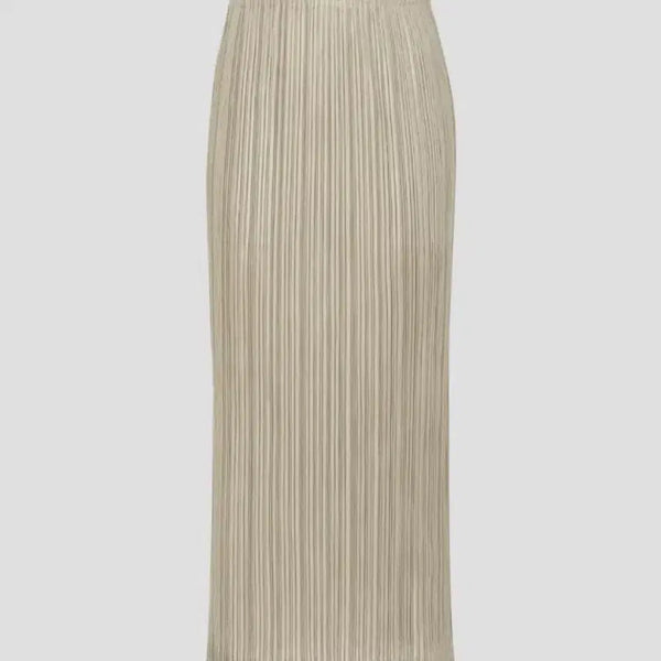 [BUNJANG] Issey Miyake Pleats Please Seeker Bottom 1 Skirt, Sand Beige, Size 4 / 이세이미야케 플리츠플리즈 스커트 시커 바텀1 스커트 샌드베이지 4사이즈