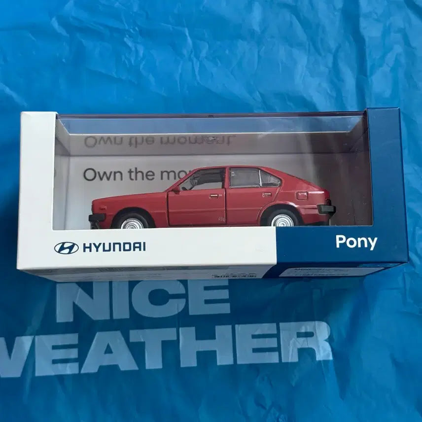 [BUNJANG] Pony Minicar Red / 1:38 포니 미니카 레드