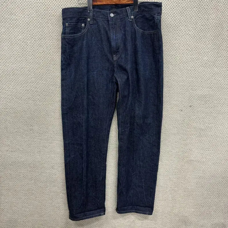 [BUNJANG] Uniqlo Selvedge Denim Jeans 35 Inch / 유니클로 셀비지 데님 청바지 35인치 D01931