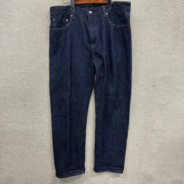 [BUNJANG] Uniqlo Selvedge Denim Jeans 35 Inch / 유니클로 셀비지 데님 청바지 35인치 D01931