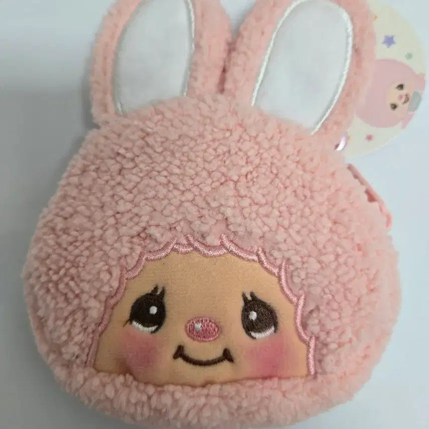 [BUNJANG] Monchhichi Chimutan Carabiner Coin Card Wallet / 새상품 몬치치 치무탄 카라비너 동전카드지갑