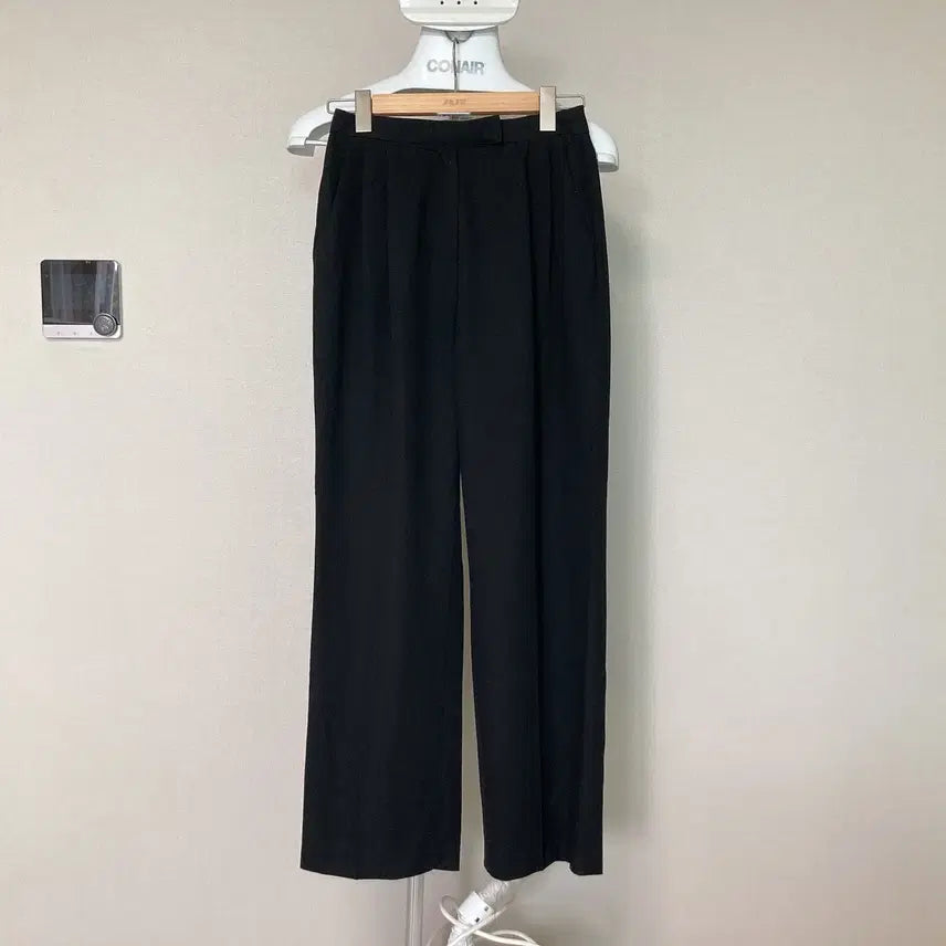 [BUNJANG] Trendi Apparel Summer Slacks S Black / 트렌디어패럴 여름슬랙스(s)