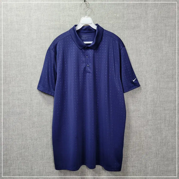 [BUNJANG] Nike Golf Navy Short Sleeve Polo Shirt Men's XL / 2139. 나이키골프 네이비 반팔PK 남성