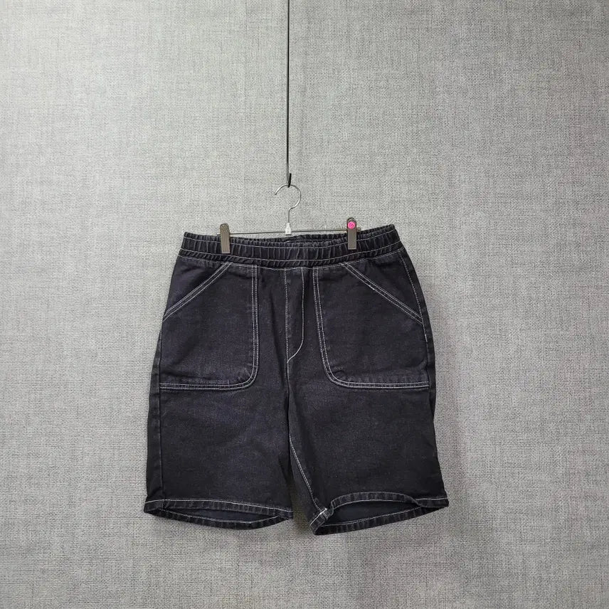 [BUNJANG] Black Denim Shorts Size 32 / ㄹ173 블랙진 반바지 32