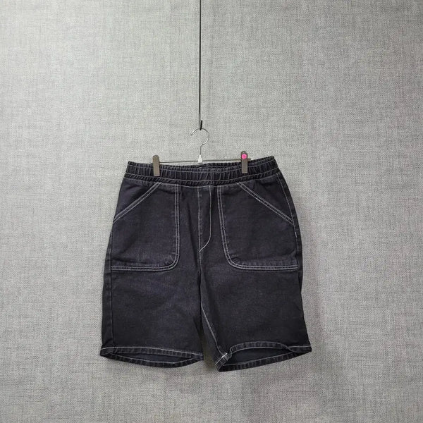[BUNJANG] Black Denim Shorts Size 32 / ㄹ173 블랙진 반바지 32
