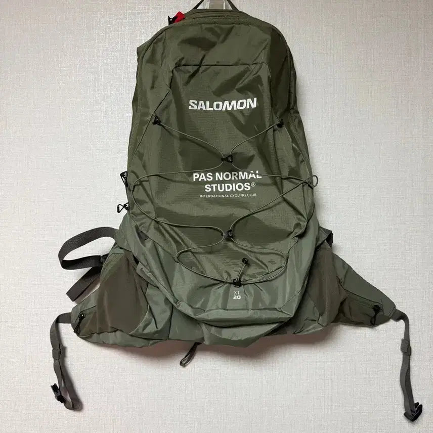 [BUNJANG] Salomon X Pas Normal Studios XT-20 Collaboration Backpack - Khaki / 살로몬 Salomon X PNS XT 20 콜라보 백팩 판매 카키