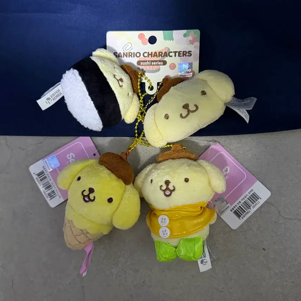 [BUNJANG] Sanrio Pompompurin Authentic Keyring Set / 산리오 폼폼푸린 정품 키링세트