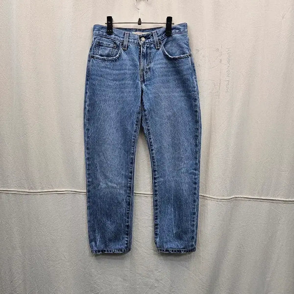 [BUNJANG] Levi's Women's Mid Straight Fit Denim Pants (Light Wash) / 리바이스 여성 미디 스트레이트핏 데님팬츠 (77
