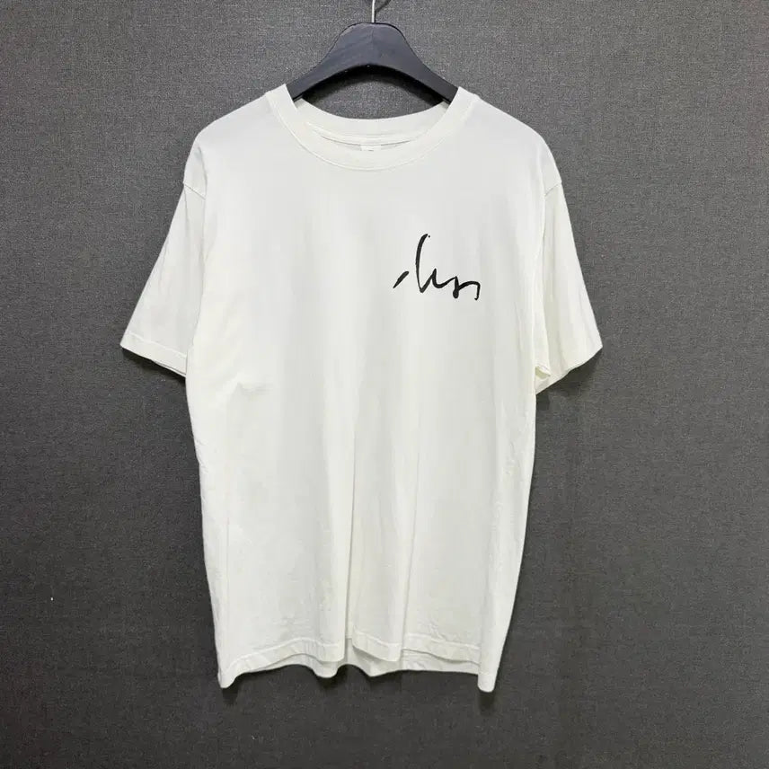 [BUNJANG] Women's Oversized Short-Sleeve T-Shirt White BO2289 / 여성 L 오버핏 반팔 티셔츠 화이트 BO2289