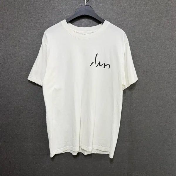 [BUNJANG] Women's Oversized Short-Sleeve T-Shirt White BO2289 / 여성 L 오버핏 반팔 티셔츠 화이트 BO2289