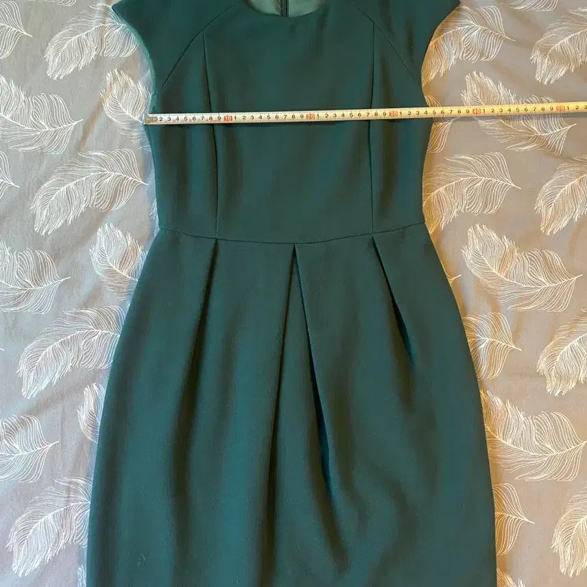 [BUNJANG] Massimo Dutti Deep Green Mini Dress / 마시모두띠 원피스 하객룩