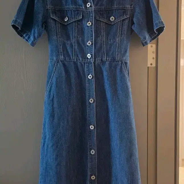[BUNJANG] Judy & Judy Denim Long Dress / 쥬시쥬디데님원피스