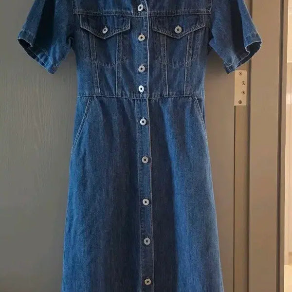 [BUNJANG] Judy & Judy Denim Long Dress / 쥬시쥬디데님원피스