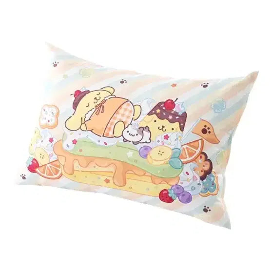 [BUNJANG] Sanrio Pompompurin Sweet Party Pillow / 폼폼푸린 스위트파티 베개