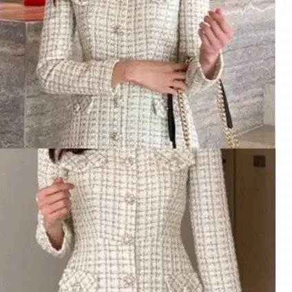 [BUNJANG] Tweed Jacket Dress S Size / 트위드 자켓원피스 s