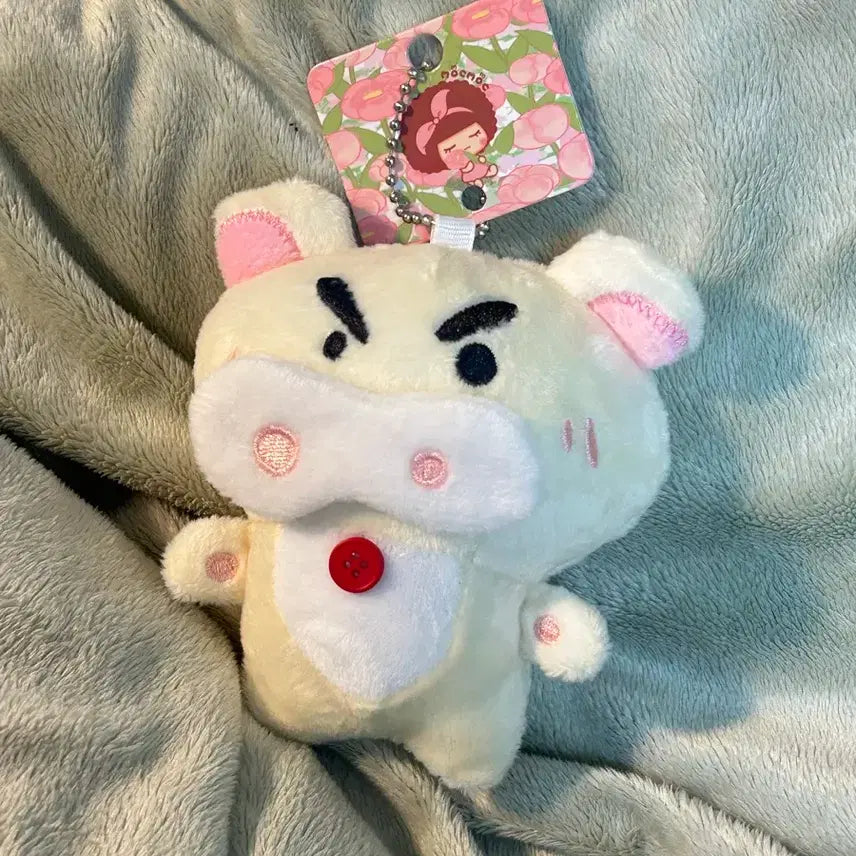 [BUNJANG] Crayon Shin-chan Buririmon & Rilakkuma Costume Keychain (New) / 택0,새상품) 짱구 부리부리몬 리락쿠마 코스튬 인형 키링