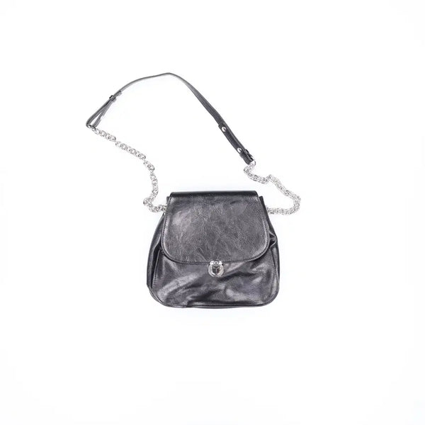 [BUNJANG] Ledery Chain Bag 0708H / 레더리 체인백 가방 0708H