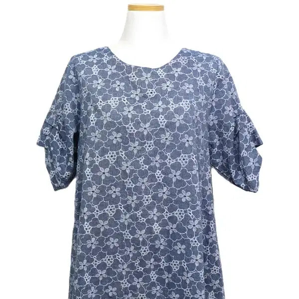 [BUNJANG] Cotton Flare Blouse / W64 면 플레어 블라우스 /여성55-66 /가슴둘레95/사놀까