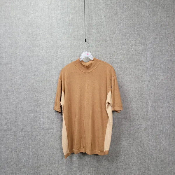 [BUNJANG] Colorblock Short Sleeve T-Shirt Size 100 / ㄹ189 배색 반팔 100