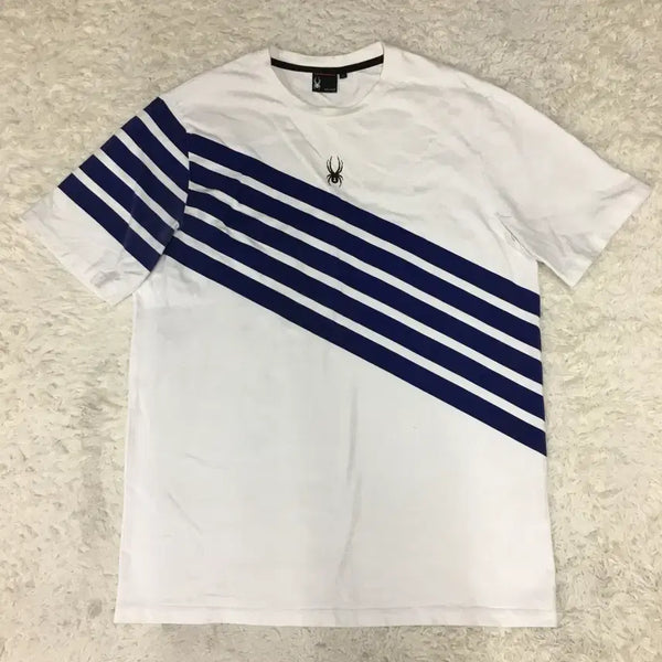 [BUNJANG] Spider Stripe Short-Sleeve T-Shirt / 스파이더 스트라이프 반팔티 만원샵 GG08