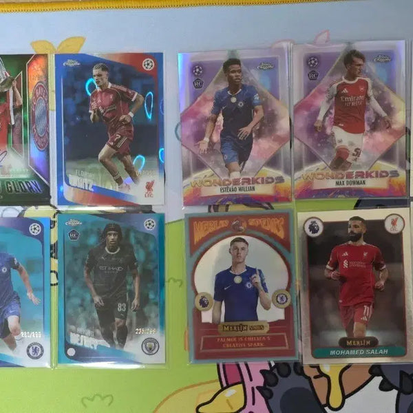 [BUNJANG] Soccer Stars Chrome Trading Cards - Phillip Lahm, Florian Wirtz, Jamal Musiala / 필립 람, 플로리안 비르츠, 레지 월시 등 해외축구 탑스크롬 카드