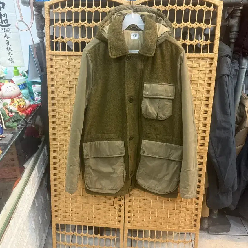 [BUNJANG] CP Company Goggle Wool Field Jacket / 48/95-100 정품 cp컴퍼니 고글 울 필드자켓 팝니다
