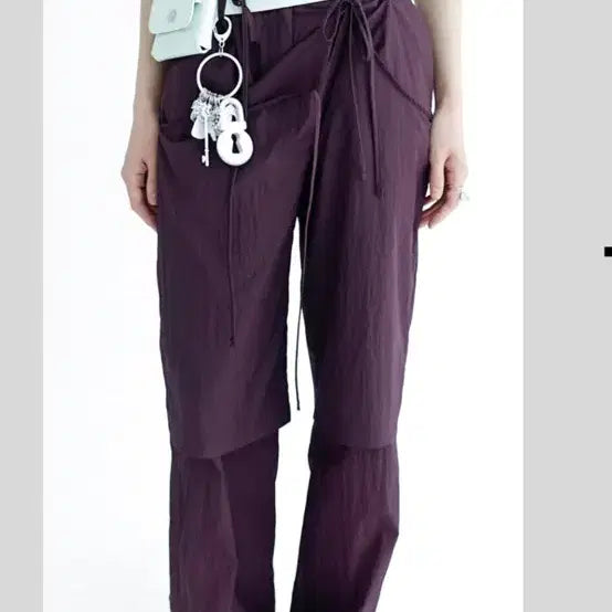 [BUNJANG] Shop Fairy Nylon Flip Layered Pants / 샵페어리 나일론레이어드팬츠 nylon flip layered pants