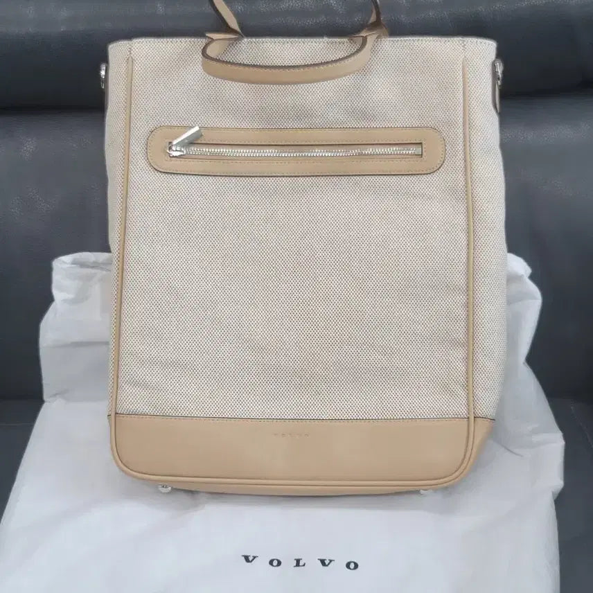 [BUNJANG] Volvo Genuine Canvas Tote Bag / Briefcase / 볼보(VOLVO) 정품 캔버스 토트백 / 서류 가방